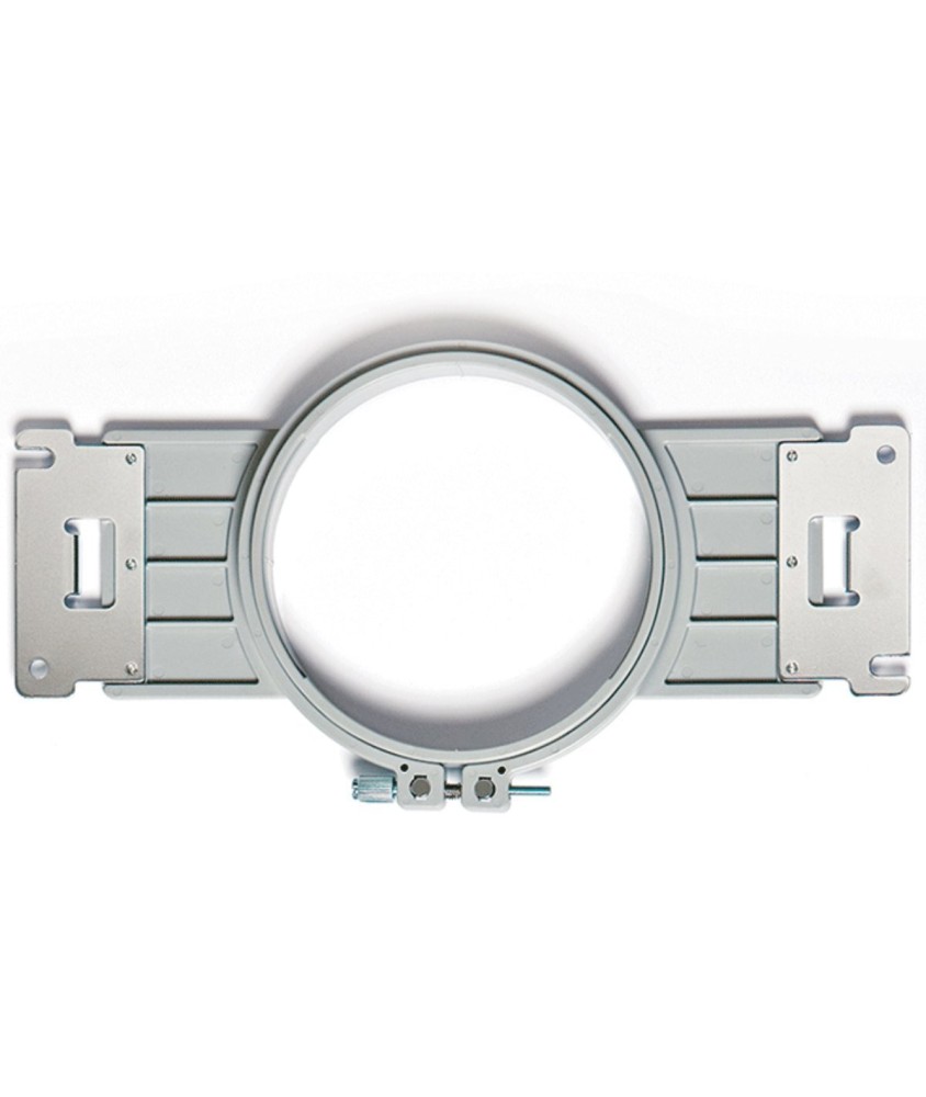Cadre à broder rond Brother PRPRF100 - diamètre 10 cm sur fond blanc