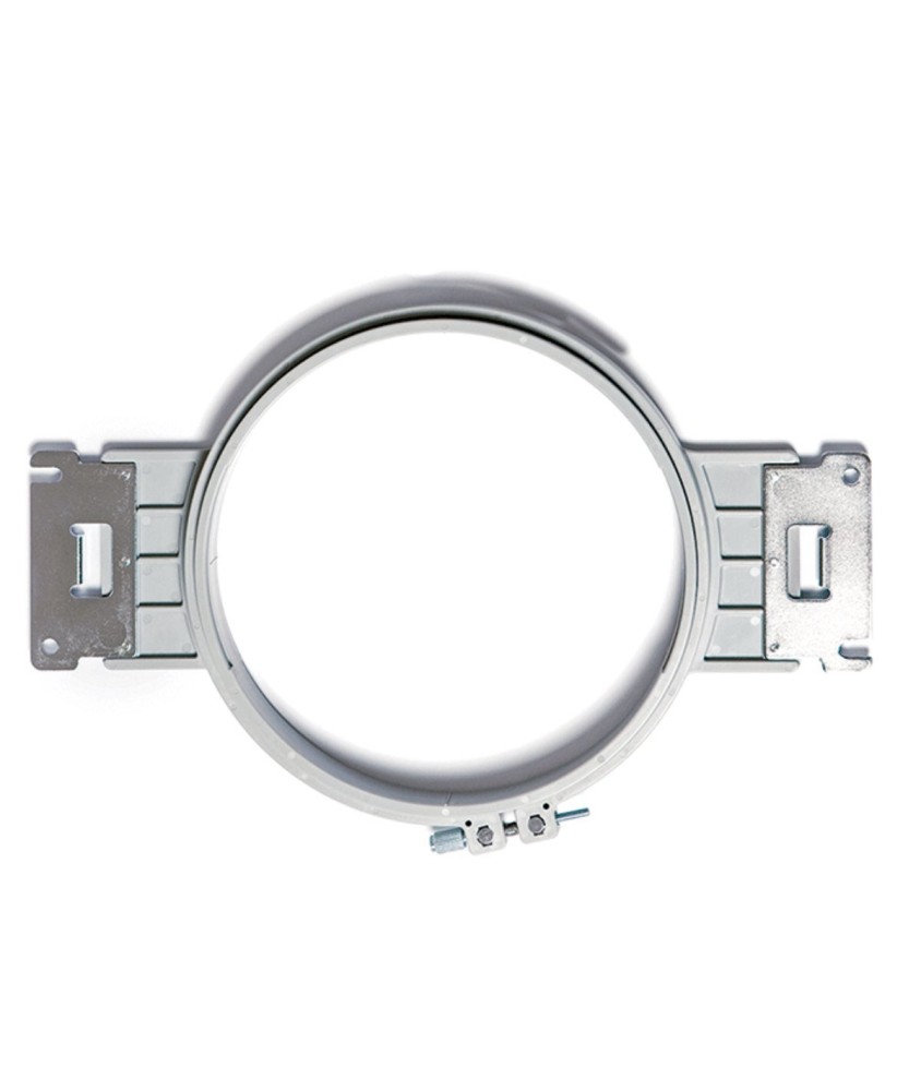 Cadre à broder rond Brother PRPRF160 - diamètre 16 cm sur fond blanc