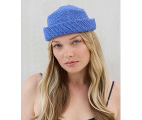 Chapeau Santorin - Patron crochet Pingouin - modèle porté