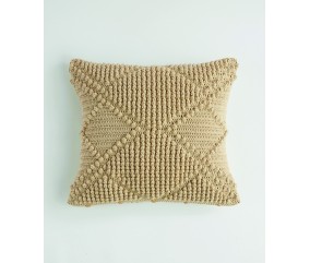 Coussin Agadir 40x40 - Patron crochet Pingouin - modèle fini
