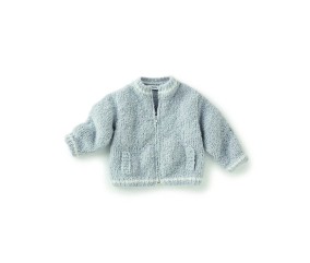 Blouson bébé Tylan zippé - Patron tricot Phildar - modèle fini