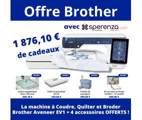 Aveneer EV1 : Machine à Coudre, Quilter et Broder cadre magnétique table extension trolley