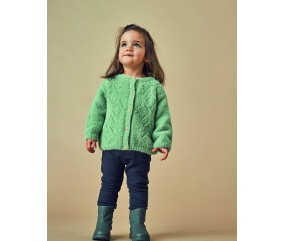 Gilet layette Tilia - Patron tricot Phildar - modèle fini