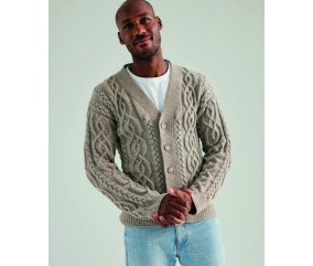 Gilet homme Louis - Patron tricot Phildar - modèle porté