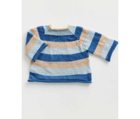 E-MODELE BEBE - BRASSIERE BONNY BLEUE - PHILDAR
