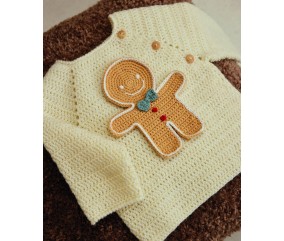 E-MODELE BEBE - BRASSIERE AUBIN PAIN D'EPICE - PHILDAR