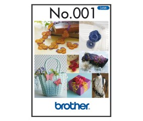 Clé USB de motifs de broderie Brother n°1 - Broderie 3D