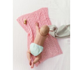 E-MODELE BEBE - COUVERTURE BLANCHE - PHILDAR