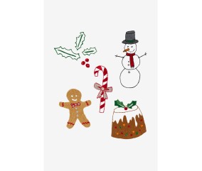 Patron de broderie Frosty le bonhomme de neige DMC