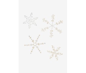 Patron de broderie Noël blanc DMC - modèle à télécharger