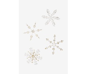Patron de broderie Laisse tomber la neige DMC - modèle à télécharger