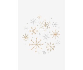 Patron de broderie Flocons de neige DMC - modèle à télécharger