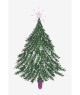 Patron de broderie Sapin de Noël étoilé DMC - modèle à télécharger