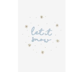 Patron de broderie Flocons de neige Let it snow DMC