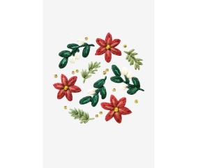 Patron de broderie Poinsettia DMC - modèle à télécharger