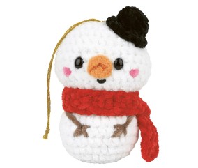 Kit crochet amigurumi de Noël Sven le bonhomme de neige - Anchor