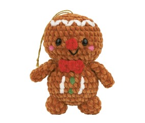 Kit crochet amigurumi de Noël Fred le pain d’épices - Anchor