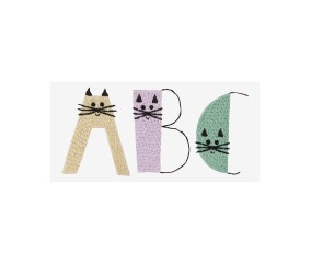 Patron de broderie Abécédaire ABC DMC - modèle à télécharger