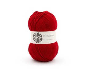 Fil à tricoter PINGOREX BABY - Pingouin - coloris Rouge Passion, pelote