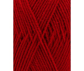 Fil à tricoter PINGOREX BABY - Pingouin - coloris Rouge Passion, échantillon tricoté