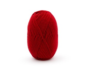 Fil à tricoter PINGOREX BABY - Pingouin - coloris Rouge Passion, détail