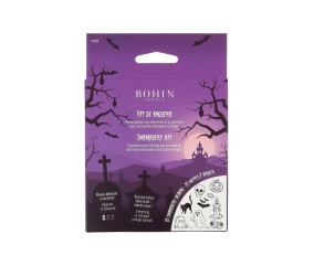Kit de broderie Halloween Bohin - ouvrage brodé terminé