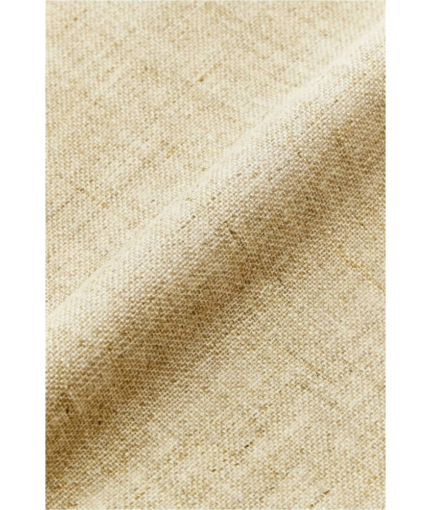 Toile de lin à broder DMC 28 CT coloris naturel, gros plan du tissage 11 fils par centimètre