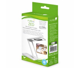 Lampe loupe LED pliable rechargeable Zed - Grossissement x3 - PURElite