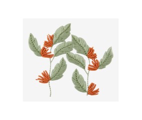 Patron de broderie Fleur...