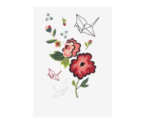 Patron de broderie Pivoine...