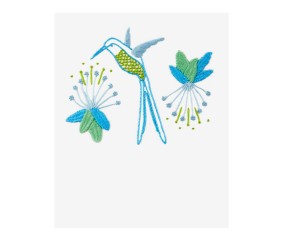 Patron de broderie Fleurs...