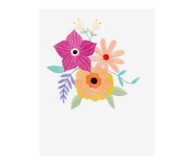 Patron de broderie Bouquet...