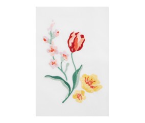 Patron de broderie Fleurs...