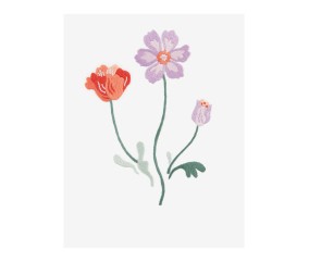 Patron de broderie Fleurs...