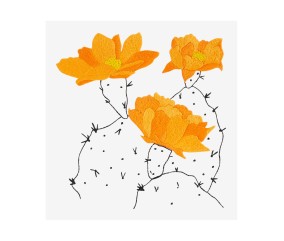 Patron de broderie Fleurs...