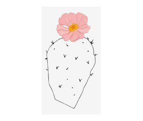 Patron de broderie Cactus...