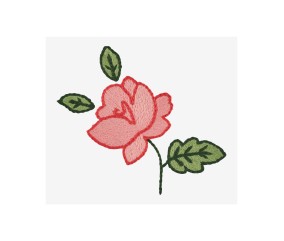 Patron de broderie Rose...