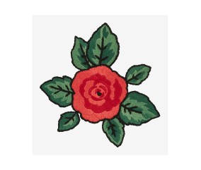 Patron de broderie Rose...