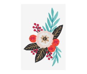 Patron de broderie Fleur...