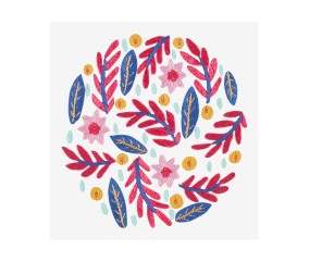 Patron de broderie Bouquet...