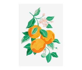 Patron de broderie Fleurs...