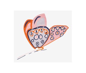 Patron de broderie Papillon...