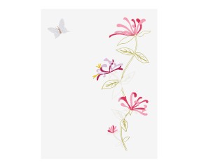 Patron de broderie Fleurs...
