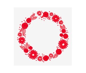 Patron de broderie Fleurs...