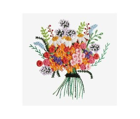 Patron de broderie Bouquet...