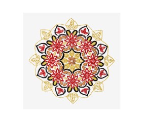 Patron de broderie Mandala...