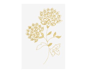Patron de broderie Fleur...