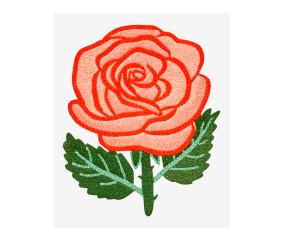 Patron de broderie Rose...