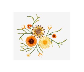 Patron de broderie L'heure...