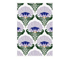 Patron de broderie Fleur de...